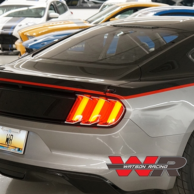 Optic Armor - Drop in Blacked out Windows - S550 Mustang Racing Rear Window (Molded)