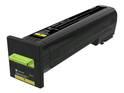 Lexmark CS820 Series OEM Yellow Extra High Yield 22K Return Program Toner Cartridge