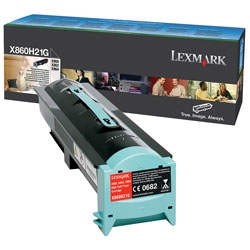 Lexmark X860, X862, X864 OEM Black Toner Cartridge X860H21G High Yield 35K