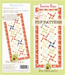 Tootsie Pattern using MODA CANDY PACKS