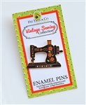 Enamel Pin: Vintage Sewing Machine