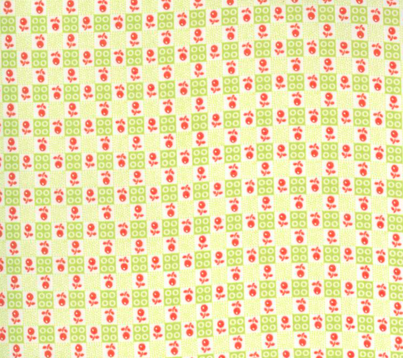 GREEN & RED CHECKERBOARD Backing Special