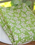 Green DOGWOOD FLORAL Backing Special