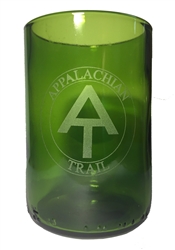 Appalachian Trail Wine Bottle Glass