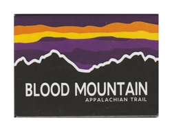 Blood Mountain Ridgeline Refrigerator Magnet