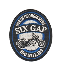 Six Gap Motorcycle Ride Patch