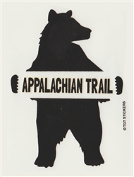 Bear With The Appalachian Trail Sticker