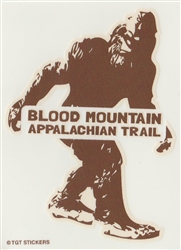 Sasquatch Appalachian Trail Sticker