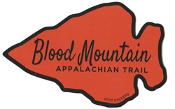 Blood Mountain Arrow Sticker