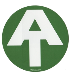 Green Appalachian Trail Logo Sticker