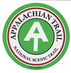 Green and Red Appalachian Trail Sticker