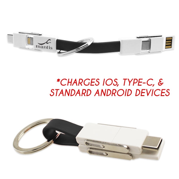 4-in-1 Key-Chain Charging Cable