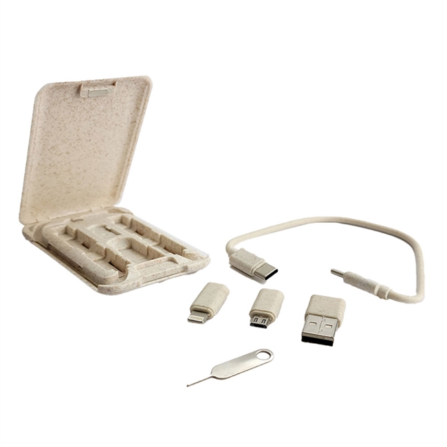 Eco-Friendly Travel Cable Kit