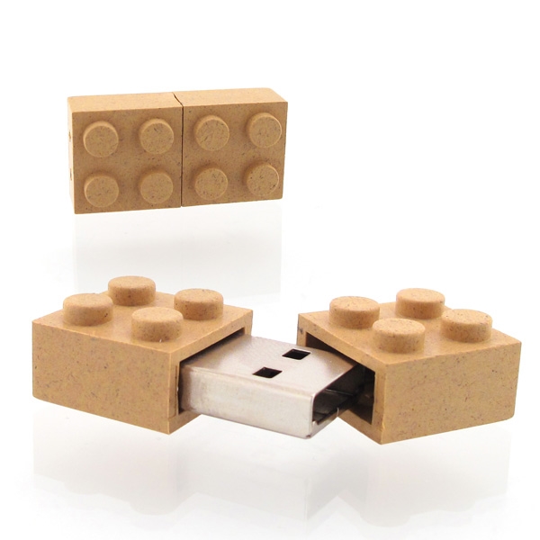Eco Friendly Plastic Building Block USB Drive
