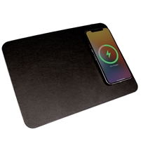 Leather Wireless Charging Mouse Pad