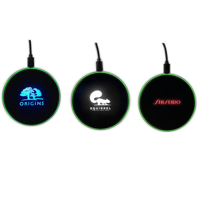 Light up wireless charger