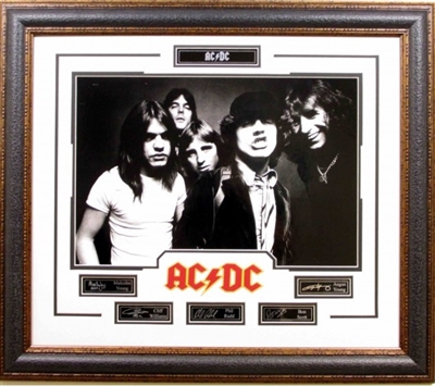 AC/DC  w/Laser Replica Signatures