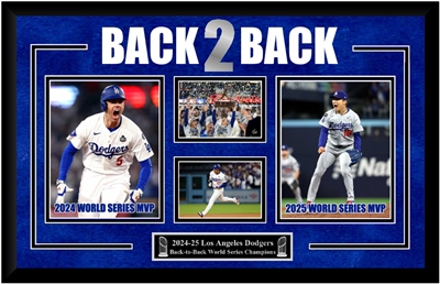 L.A. Dodgers Limited Edition "Back 2 Back" Collage