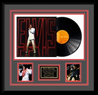 Elvis Presley '68 Comeback Special Vinyl Album Collage Frm.