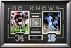 Bo Jackson Dual 8x10's Raiders/Royals & "Bo Knows" 4x6