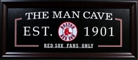 Boston Red Sox The Man Cave Sign