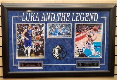 Luka & the Legend Dual-Signed Collage Framed