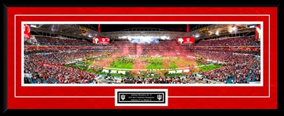 INDIANA HOOSIERS NATIONAL CHAMPIONSHIP FRAMED STADIUM PANORAMIC