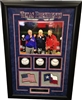 Texas Presidents 3-Ball Shadow Box