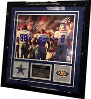 Aikman/Irvin/Smith Signed 16x20 Framed