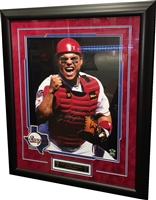 Ivan "Pudge" Rodriguez Signed 16x20 Framed