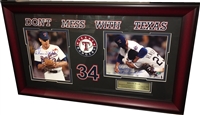 Nolan Ryan Double Signed 8x10 Framed