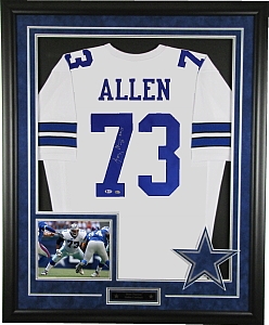 LARRY ALLEN SIGNED & FRAMED JERSEY