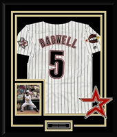 JEFF BAGWELL SIGNED & FRAMED ASTROS JERSEY