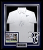 ROGER FEDERER SIGNED & FRAMED TENNIS POLO