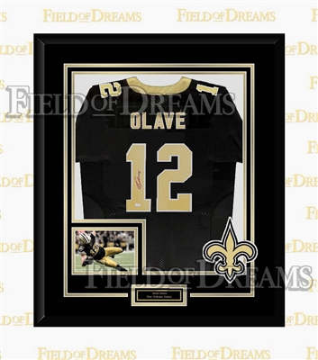 CHRIS OLAVE SIGNED & FRAMED JERSEY