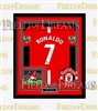 CRISTIANO RONALDO MAN U SIGNED & FRAMED JERSEY