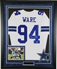 Demarcus Ware Signed & Deluxe Framed Cowboys Jersey