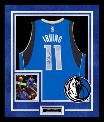 Kyrie Irving Signed & Framed Jersey