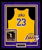 LeBron James Signed & Framed Lakers Jersey