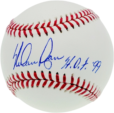 Nolan Ryan Signed Official MLB Baseball  w/"H.O.F. '99" Inscription