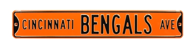 Cincinnati Bengals Street Sign