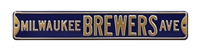 Milwaukee Brewers Street Sign