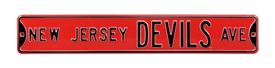 New Jersey Devils Street Sign