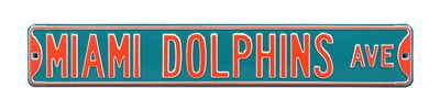 Miami Dolphins Street Sign