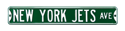 New York Jets Street Sign