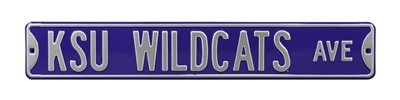 Kansas State Wildcats Street Sign