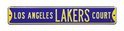 Los Angeles Lakers Street Sign