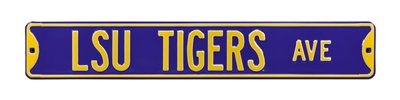 LSU Tigers Street Sign
