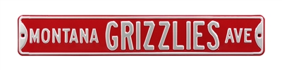 Montana Grizzlies Street Sign