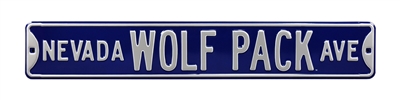 Nevada Wolf Pack Street Sign